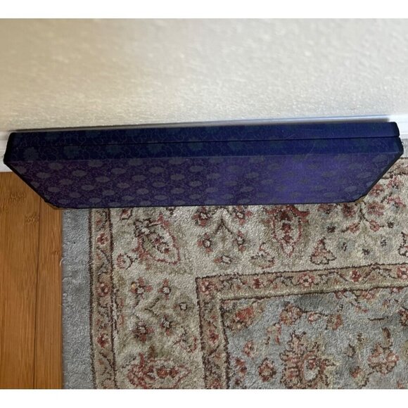 4 Panel Byobu Japanese Folding Mini Screen Village River Bridge Scene 21” X 14” - Picture 11 of 14